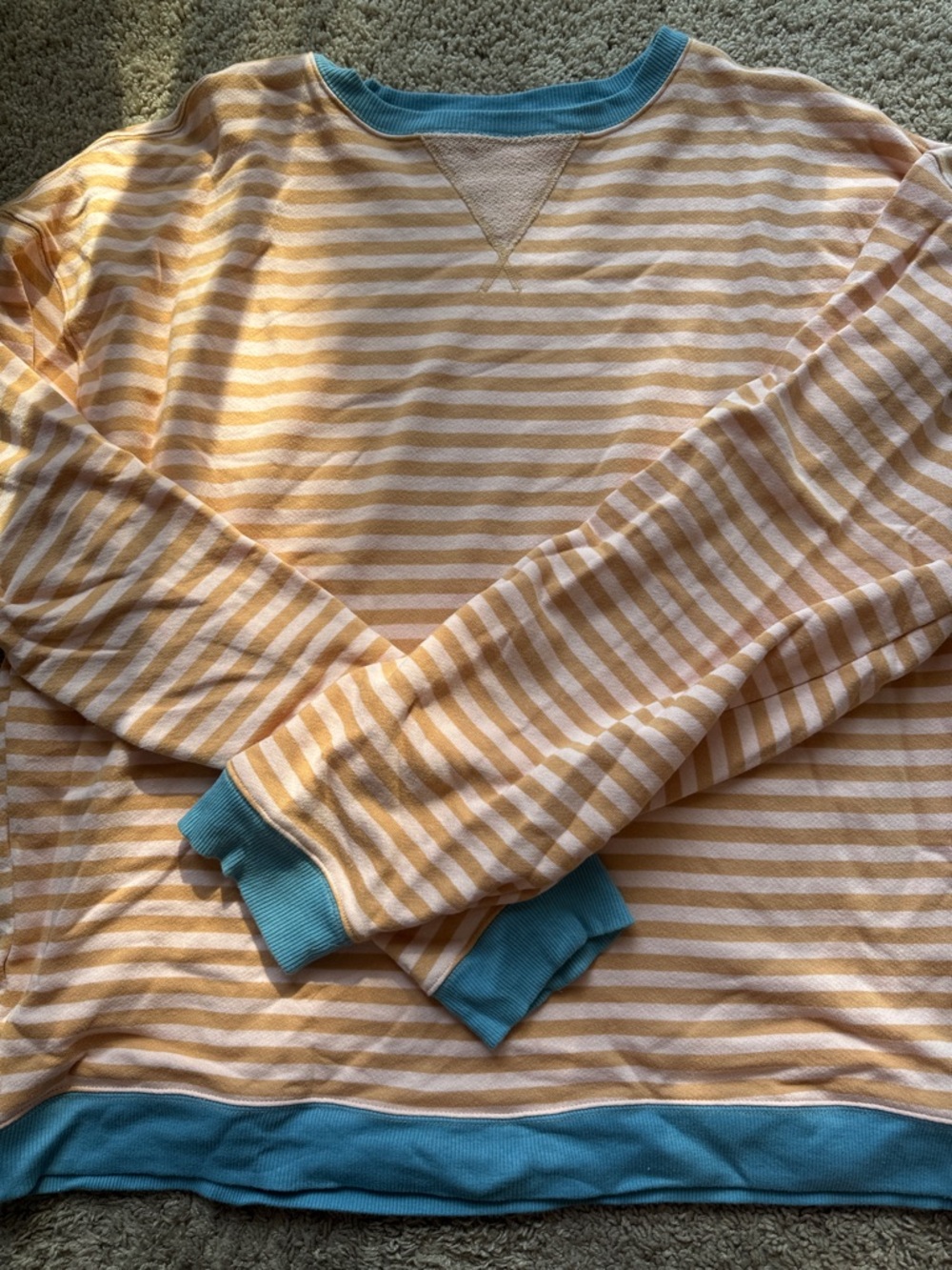 Free people stripe crewneck